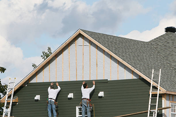 Professional Emergency Siding Repair technician working in Crozet, VA
